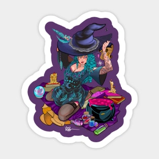 Flirty Witch (Nat's 20 Charm Potions) Sticker